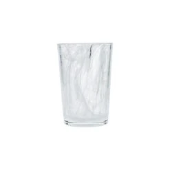 Fortessa Swirl White Iced Beverage Glass, 14oz