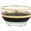 Classic Touch Dessert Bowls With Black And Gold Design Set Of 6 1 Classic Touch Dessert Bowls With Black And Gold Design Set Of 6 -Shop Kitchen Cliques gdb2057