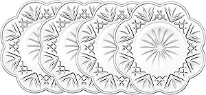 Godinger Dublin Canape Plates, Set Of 4 3 Godinger Dublin Canape Plates, Set Of 4