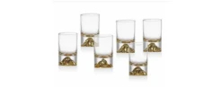 Godinger Sierra Novo Shooter Shot Glasses, Set Of 6