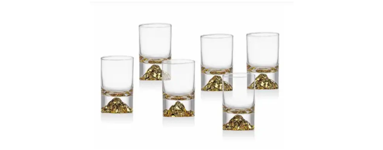 Godinger Sierra Novo Shooter Shot Glasses, Set Of 6 3 Godinger Sierra Novo Shooter Shot Glasses, Set Of 6