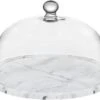 Godinger La Cucina Marble Cake Plate With Dome -Shop Kitchen Cliques godinger61830