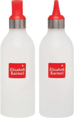 Harold Import Elizabeth Karmel Saucy Squeeze Bottles, Set/2