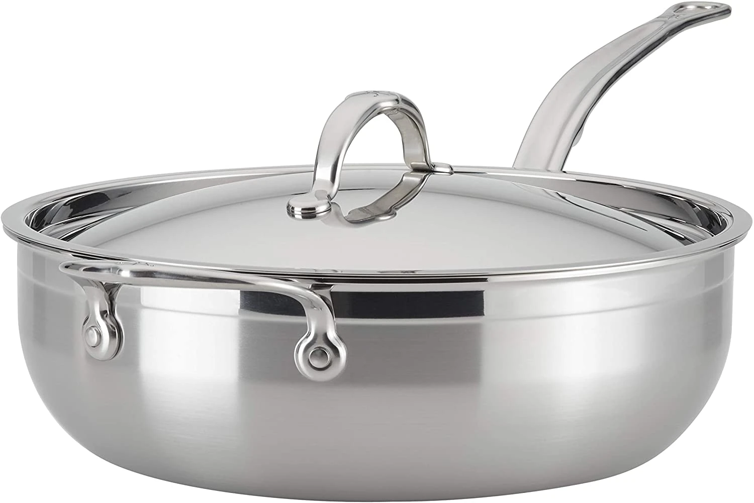 Hestan Probond 5 Qt. Covered Essential Pan W/ Helper Handle 3 Hestan Probond 5 Qt. Covered Essential Pan W/ Helper Handle