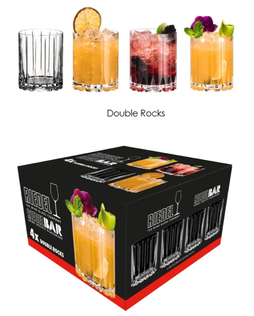 Riedel Drink Specific Glassware Double Rocks Set Of 4 3 Riedel Drink Specific Glassware Double Rocks Set Of 4