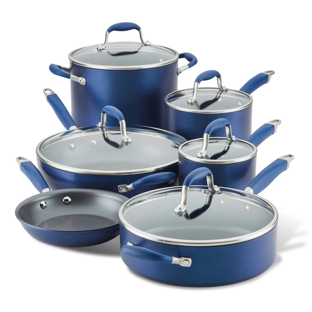 Anolon Advanced Home Hard Anodized 11-Piece Cookware Set 4 Anolon Advanced Home Hard Anodized 11-Piece Cookware Set - Image 2