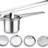 IPAC Potato Ricer Masher, Pasta Press, Burger Press, Juicer - Stainless Steel Multi-Purpose Press Tool 1 IPAC Potato Ricer Masher, Pasta Press, Burger Press, Juicer - Stainless Steel Multi-Purpose Press Tool -Shop Kitchen Cliques ipacpotatoricer