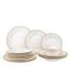 Joseph Sedgh Infinity Gold Dinnerware, Service For 4