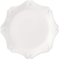 Juliska Berry & Thread Whitewash Scalloped Dessert/Salad Plate