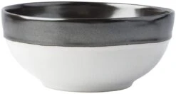 Juliska Emerson White/Pewter Cereal/Soup Bowl