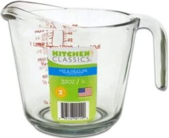 Kadra Kitchen Classic Glass Measuring Cup 7 Kadra Kitchen Classic Glass Measuring Cup -Shop Kitchen Cliques kadra91661lib