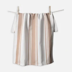 KAF Home Center Band Kitchen Towel -Shop Kitchen Cliques kaftaupecenterband