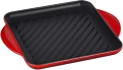 Le Creuset Enamaled Cast Iron Square Grill, 9.5" 14 Le Creuset Enamaled Cast Iron Square Grill, 9.5" -Shop Kitchen Cliques l2127 2467