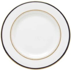 Lenox Kate Spade Library Lane Navy Dinnerware, Salad Plate