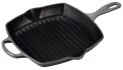 Le Creuset 10.25 Inch Signature Square Skillet Grill -Shop Kitchen Cliques ls2021 267f skillet grill oyster 10.25 inch