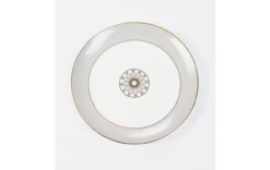 Little White Dish Diamond Jewel Salad Plate, Set/4
