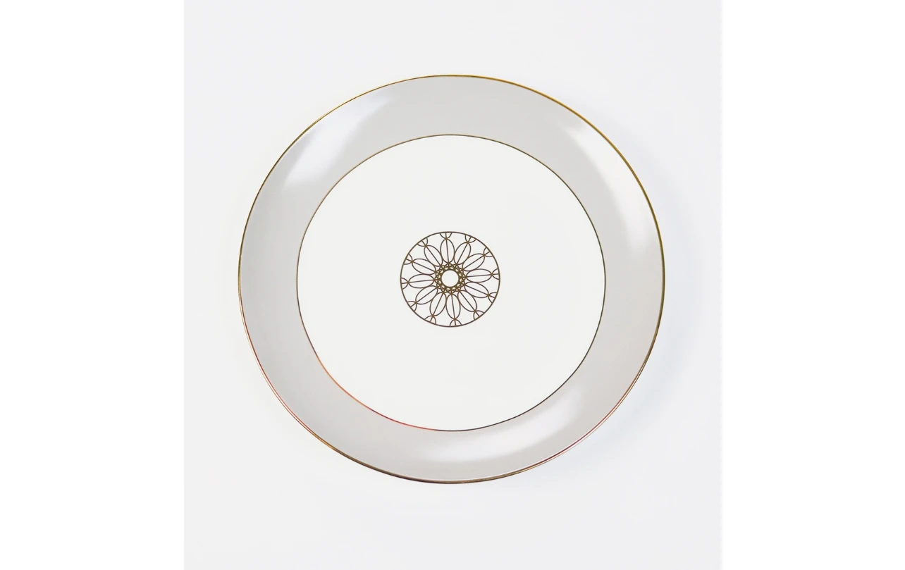 Little White Dish Diamond Jewel Salad Plate, Set/4 3 Little White Dish Diamond Jewel Salad Plate, Set/4