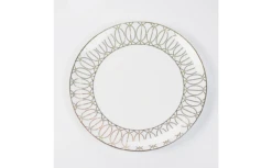 Little White Dish Sultana Dinner Plate, Set/4