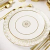 Little White Dish White Medallion Salad Plate, Set/4 2 Little White Dish White Medallion Salad Plate, Set/4 -Shop Kitchen Cliques lwdwhtmedallion