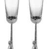Michael Aram White Orchid Toasting Flutes S/2 2 Michael Aram White Orchid Toasting Flutes S/2 -Shop Kitchen Cliques ma111832
