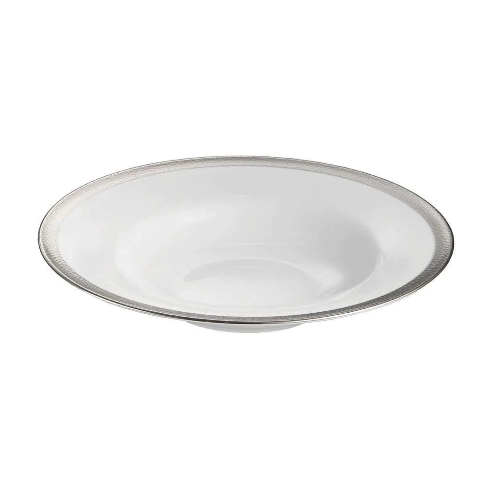 Michael Aram Silversmith Rimmed Soup Bowl 3 Michael Aram Silversmith Rimmed Soup Bowl
