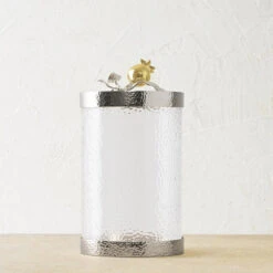 Michael Aram Silver & Gold Pomegranate Canisters -Shop Kitchen Cliques ma 174122