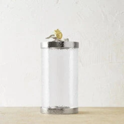 Michael Aram Silver & Gold Pomegranate Canisters -Shop Kitchen Cliques ma 174123