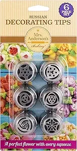 Harold Mrs. Anderson Russian Decorating Tips, 6 Pcs