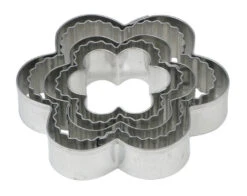 Harold Mrs. Anderson Flower Cookie Cutters, Set/5 In Metal Tin