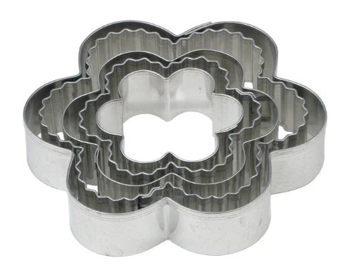 Harold Mrs. Anderson Flower Cookie Cutters, Set/5 In Metal Tin 3 Harold Mrs. Anderson Flower Cookie Cutters, Set/5 In Metal Tin