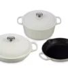 Le Creuset 5 Piece Signature Cast Iron Cookware Set 2 Le Creuset 5 Piece Signature Cast Iron Cookware Set -Shop Kitchen Cliques ms2005 16ss