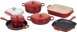 Le Creuset Signature Enameled Cast-Iron Cookware Set, 10-Piece