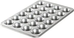 Nordic Ware Natural Aluminum Commercial Petite Muffin Pan, 24 Cup