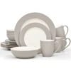 Noritake Colorwave Rimmed Dinnerware, 16 Pc. Set, Service For 4