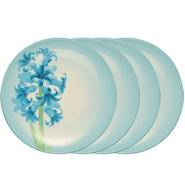 Noritake ColorWave Floral Dinnerware, Accent/Luncheon Plate, Set/4 3 Noritake ColorWave Floral Dinnerware, Accent/Luncheon Plate, Set/4
