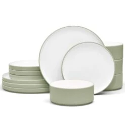 Noritake ColorTex Stone, 12-Piece Set, Service For 4 -Shop Kitchen Cliques noritakeg030 12bp a07f3317 0f0d 4bdb b81b 6cbd5bf7d082