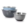 Oxo Good Grips 3 Piece Stainless Steel Mixing Bowls -Shop Kitchen Cliques oxo11289200