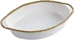 Pampa Bay Salerno Baking Dish 26 Pampa Bay Salerno Baking Dish -Shop Kitchen Cliques pampa oval gold
