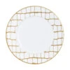 Prouna Alligator DInner Plate -Shop Kitchen Cliques prounadinnerAlligator Gold