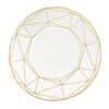 Prouna Gem Cut Gold Salad/Dessert Plate