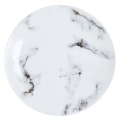 Prouna Marble Venice Fog Salad/Dessert Plate