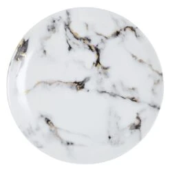 Prouna Marble Venice Fog, Dinner Plate