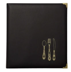 CR Gibson Leatherette Recipe Binder