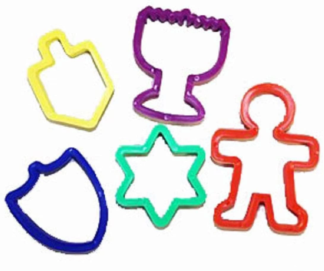 Rite Lite Chanukah Cookie Cutters, Plastic 3 Rite Lite Chanukah Cookie Cutters, Plastic