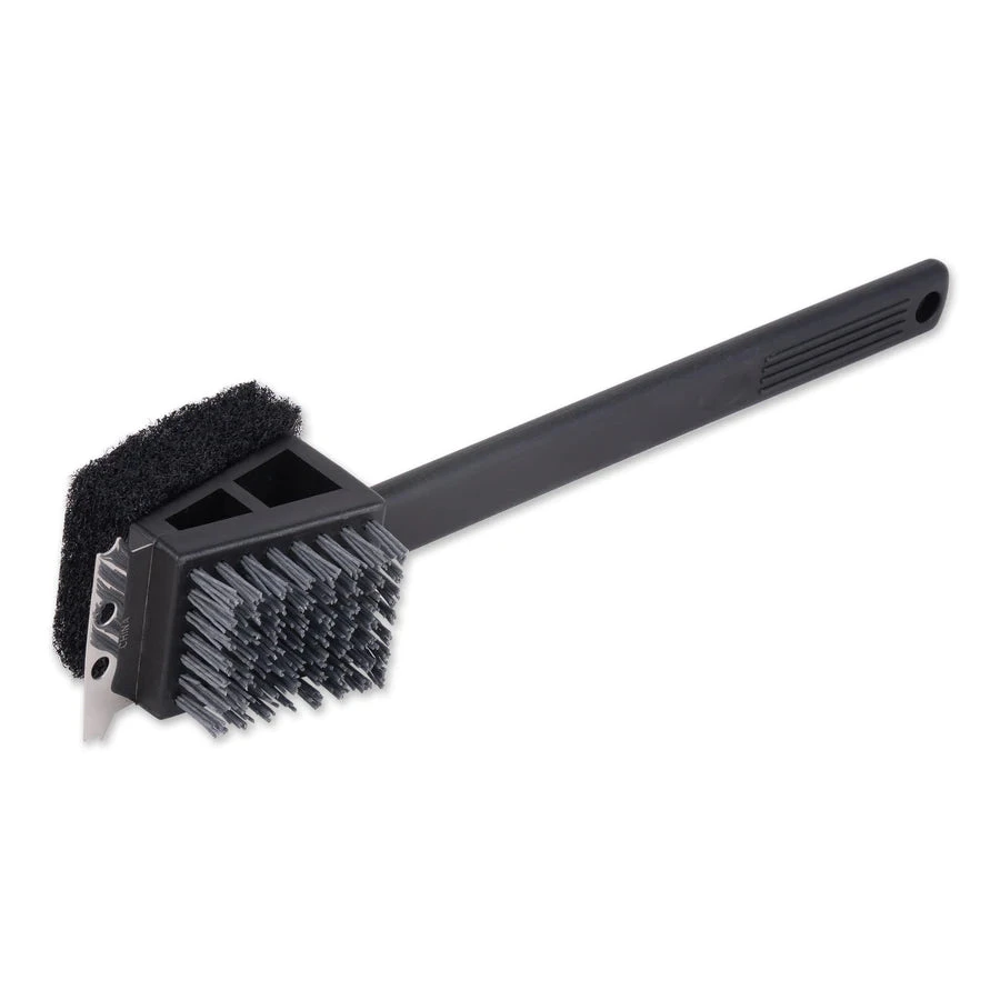 RSVP 3-In-1 Nylon Grill Brush 3 RSVP 3-In-1 Nylon Grill Brush