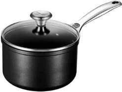 Le Creuset Toughened Nonstick PRO Saucepan With Glass Lid