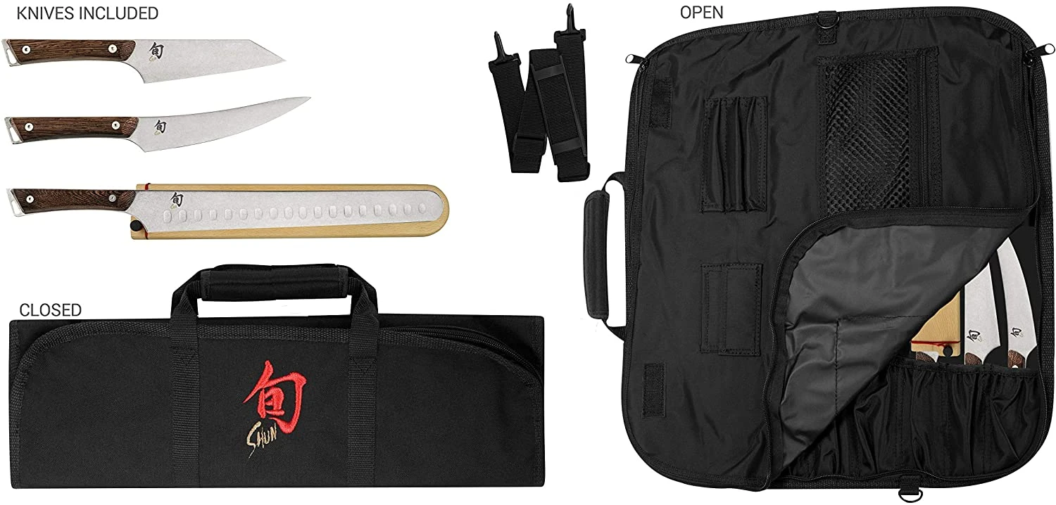 Shun Cutlery 4-Piece Kanso BBQ Set 3 Shun Cutlery 4-Piece Kanso BBQ Set