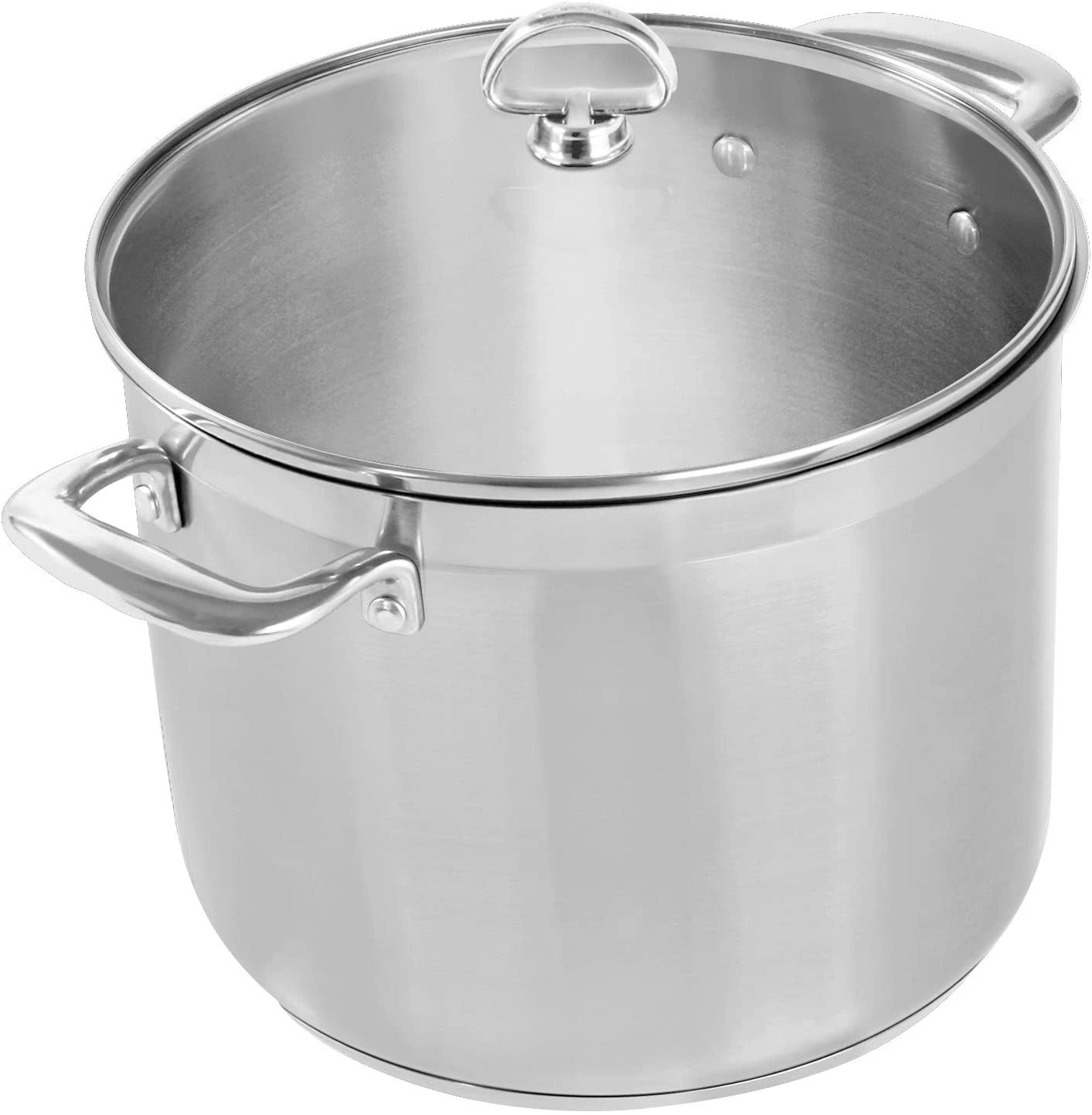 Chantal Steel Induction 21 Cookware, 12 Qt Stockpot, Brushed Stainless Steel 3 Chantal Steel Induction 21 Cookware, 12 Qt Stockpot, Brushed Stainless Steel
