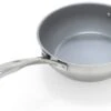 Chantal Induction 21 Stainless Steel Saute Pan, 3 Quart Chef's, Ceramic Non Stick 1 Chantal Induction 21 Stainless Steel Saute Pan, 3 Quart Chef's, Ceramic Non Stick -Shop Kitchen Cliques slin73chantal