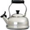 Le Creuset Le-Creuset-Stainless-Steel-Whistling-Kettle -Shop Kitchen Cliques ss3102 kettle stainless steel 1.7qt